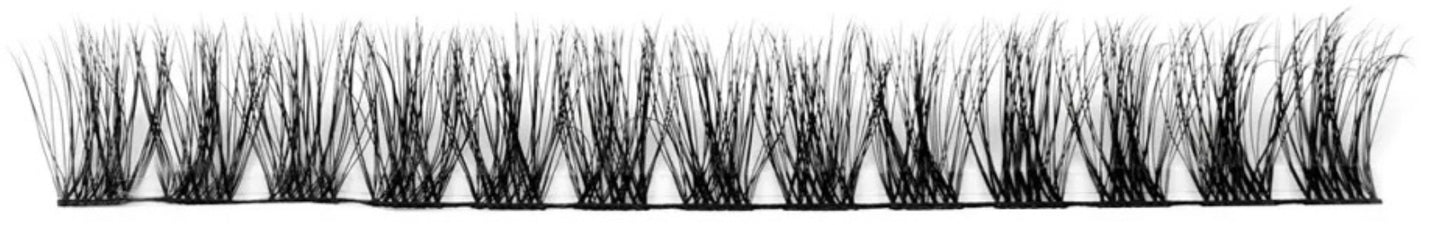 “Hy-Key” Cluster Lash Extensions