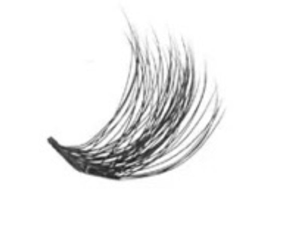 “Hy-Key” Cluster Lash Extensions