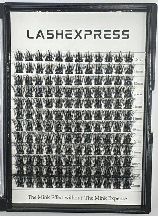 “Spike-cy” Cluster Lash Extensions